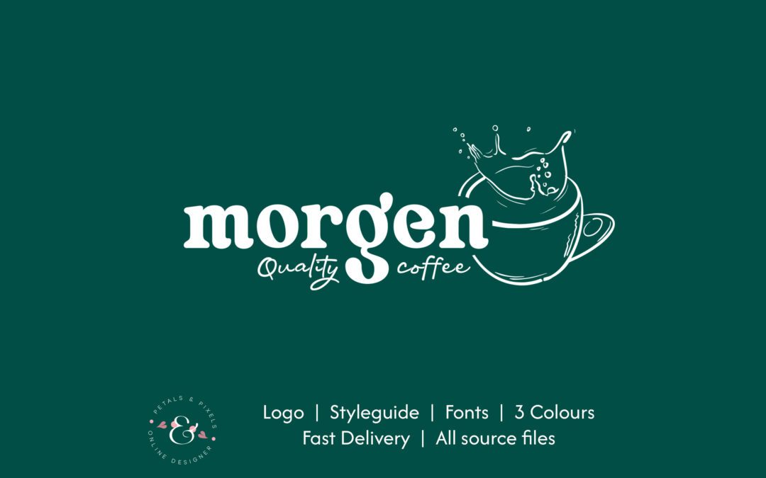 Morgen – café en koffiezaak – kant en klaar logo