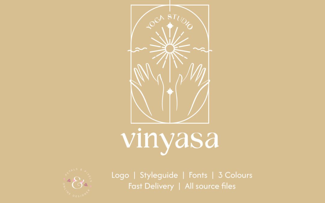 Vinyasa – Yoga – premade logo