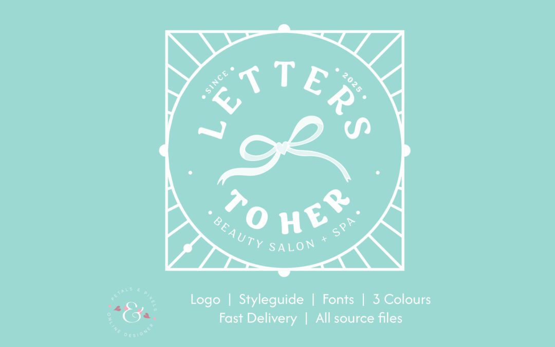 Letters to her – kant en klaar – vintage logo