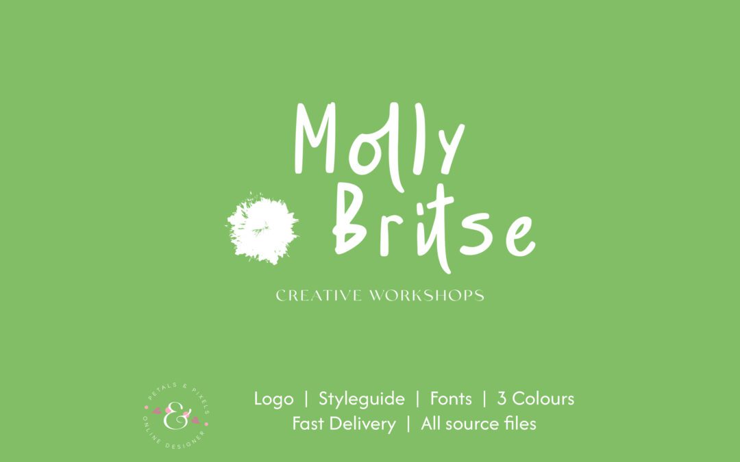 Molly Britse – kant en klaar – logo voor artistieke bedrijven