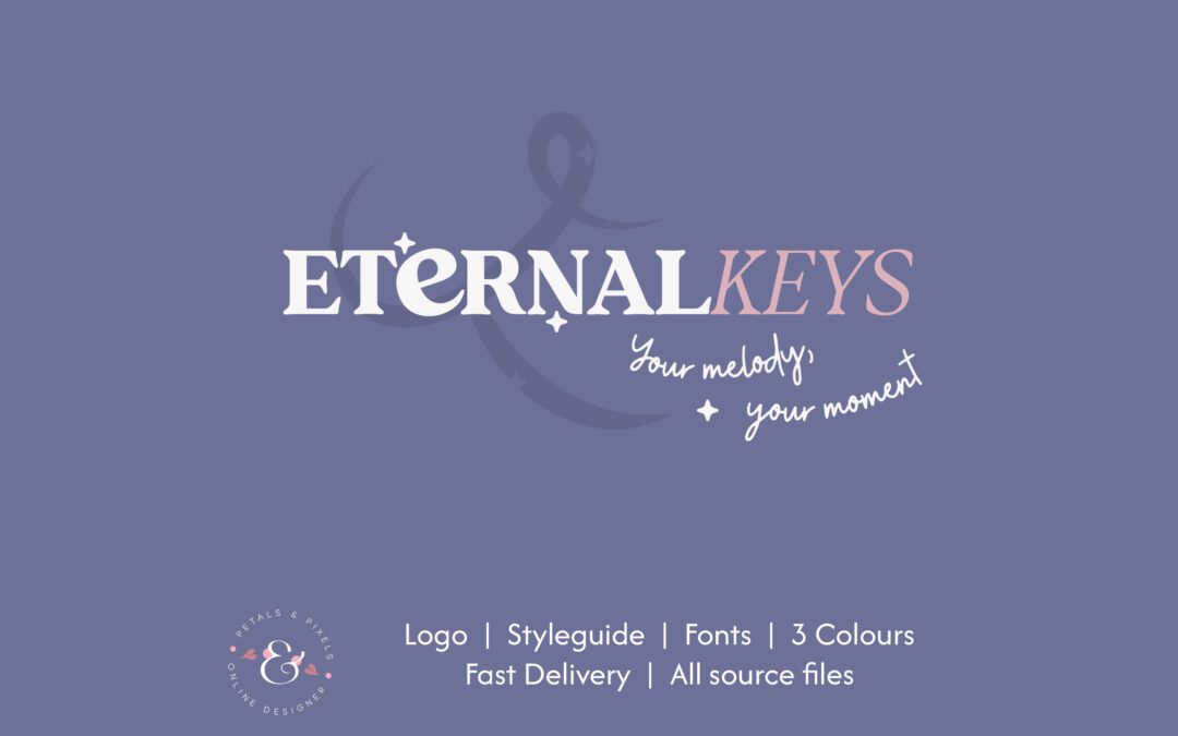 Eternal keys – Merk voor muzikanten – kant en klaar logo